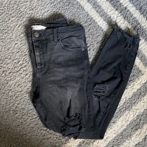 Free people black skinny jeans